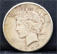 1922S peace dollar