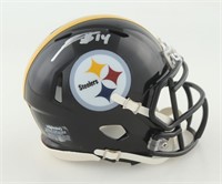 Autographed George Pickens Steelers Mini Helmet