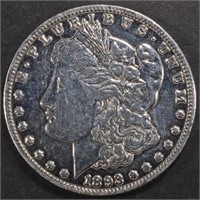 1893 MORGAN DOLLAR XF, POLISHED