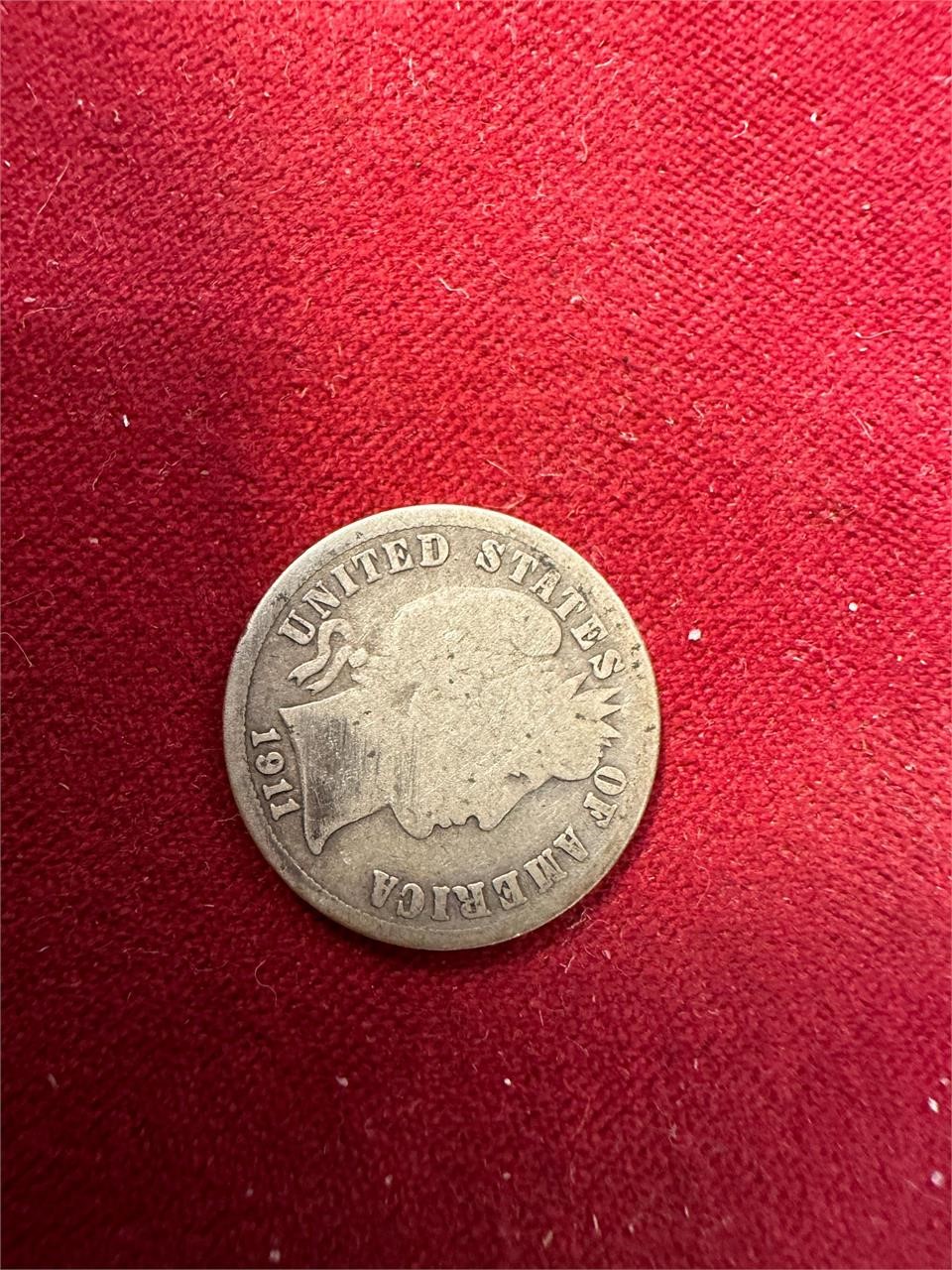 1911 SILVER DIME