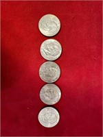 5-71, 74, 74, 77 & BICENTENNIAL IKE DOLLARS