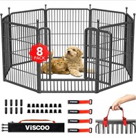($235) VISCOO Dog Playpen Outdoor, Dog Fe