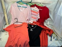 5 T SHIRTS INCL. TALBOTS & LANDS END