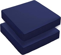 $59  24x24 Lmeison Patio Cushions  Set of 2  Blue