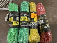 4ct 72’ rolls poly rope