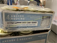 23 anchor hocking 1/2pint canning jars