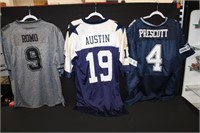Dallas Cowboys Jerseys XL; Romo, Prescott,