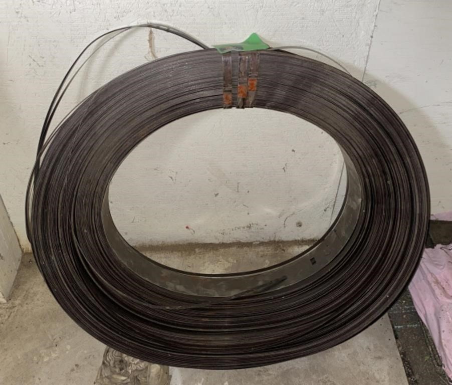 Steel Strapping Coil, 1/2in width, length unknown