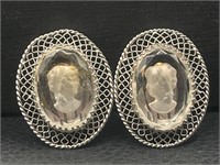 Vintage whiting Davis earrings