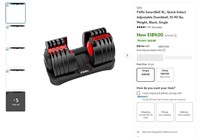 N1278  FitRx SmartBell XL Dumbbell 10-90 lbs.