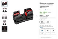 N1067  FitRx Adjustable Dumbbell 10-90 lbs.