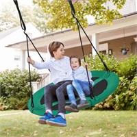 E7605 40 In. Saucer Tree Swing Round Green