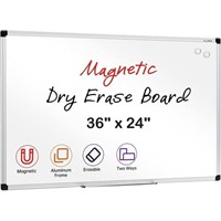 SE1007 Magnetic Dry Erase Board 36 X 24 Inches