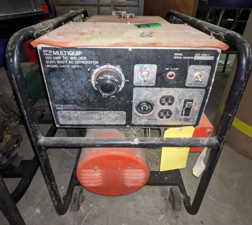 MQ Multiquip 140 Amp Welder DC Model ACX-140G2