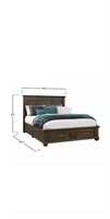 $1000.00 Branson Storage Bed, KING SIZE, SEE