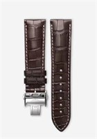 LONGINES BROWN ALLIGATOR STRAP WITH BUCKLE 22MM