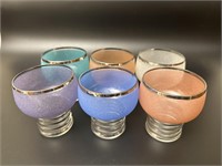 Beautiful, 6 pcs Retro Frosted Glasses Perfect