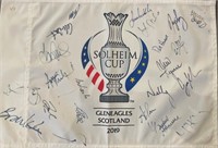 2019 Solheim Cup Flag- Autographed