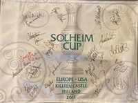 2011 Solheim Cup (Ireland) Flag- Autographed