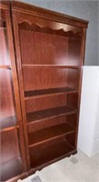 MAHOGANY 6' X 30" BOOKCASE MATCH