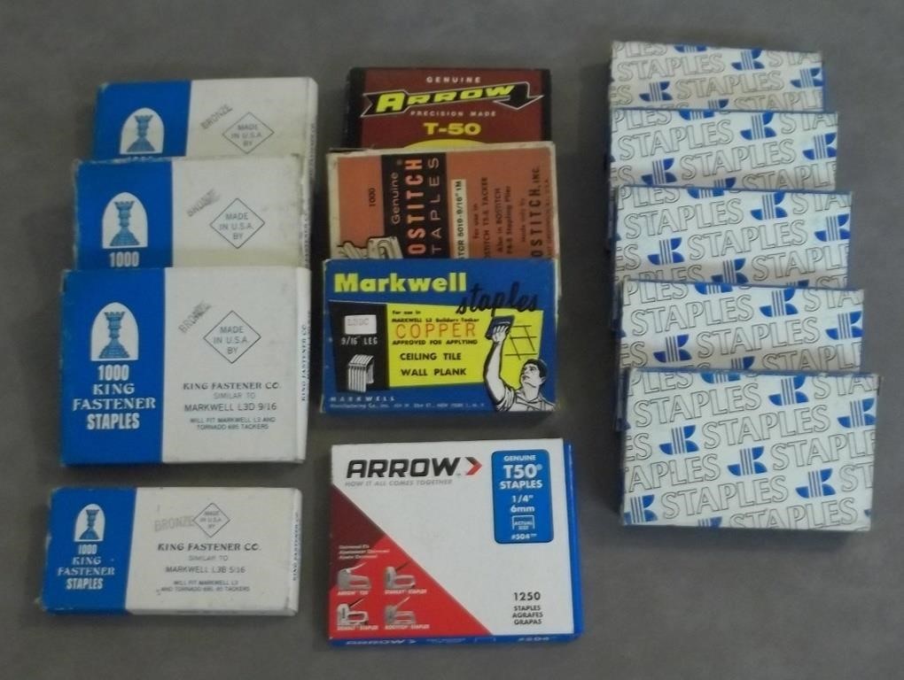 Huge contractor staples lot