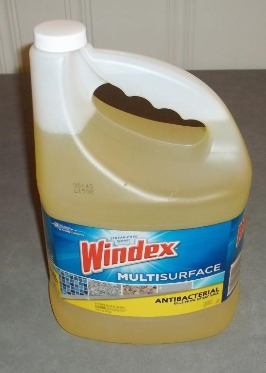 1 gallon Windex Multisurface cleaner