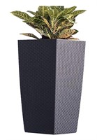 XBrand 30'' H Black Rattan Self Watering Indoor