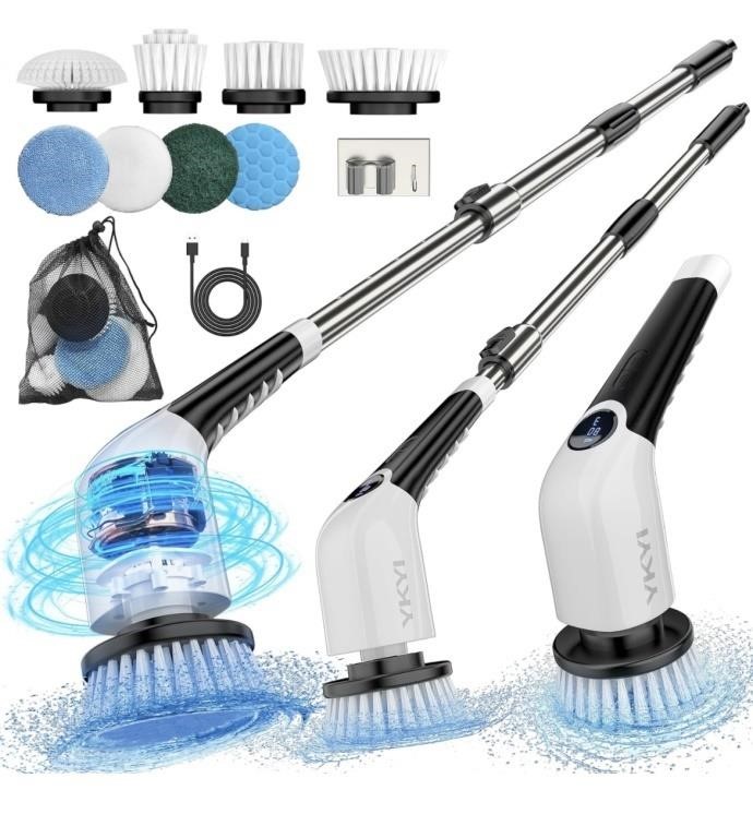 Electric Spin Scrubber,Cordless Cleaning