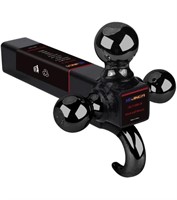 NBJINGYI 2" Trailer Hitch Tri Ball Mount with