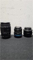 3 CAMERA LENSES