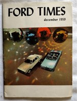 Original 1959 "Ford Times" Magazine