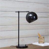 Better Homes & Gardens Black Metal Orb Desk Lamp