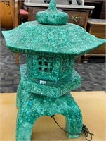 Green Ceramic Oriental Style Light