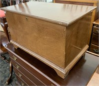 Small Brown Painted Blanket Chest