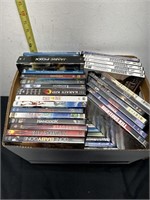 BOX FULL OF DVDS