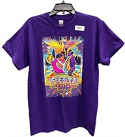 Gildan Purple T-shirt Fiesta San Antonio 2022 - L