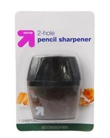 Pencil Sharpener 2 Hole 1ct (Black) - up & up™
