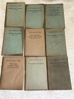 Set of 9 Educational Pocket School Books