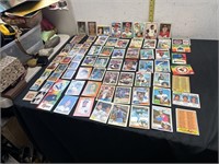 A lot of older baseball cards