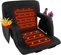 $70  LILYPELLE Heated Seat  Back/Arm Support  Blac