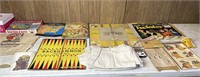 Vintage Games, Puzzle, Books, Cotton Flour Bags