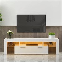 Morden TV Stand with LED Lights TV Cabinet