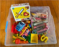 Lot Of Children Toys And Art Supplies