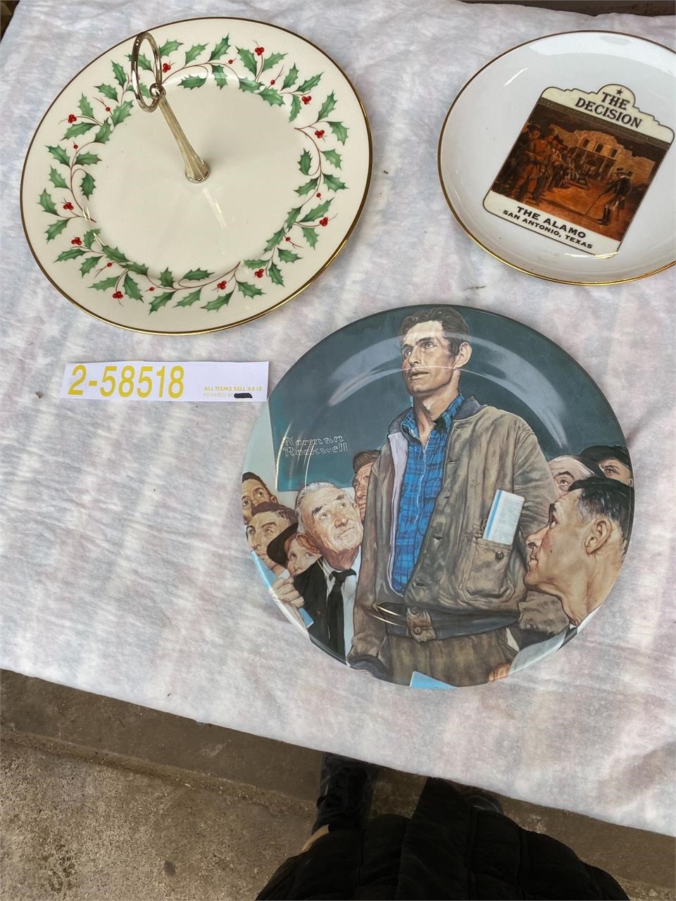 Vintage Porcelain Plates:1980 Norman Rockwell etc