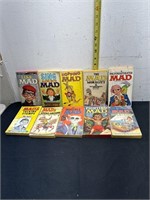 LOT OF 10 MAD BOOKS