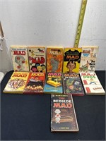 LOT OF 11 MAD BOOKS