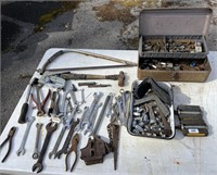 Tools, Wrenchs, Saw, Tool Box, Pedals, Stapler,