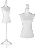 $66  Female Mannequin  Adjustable with Stand  Whit