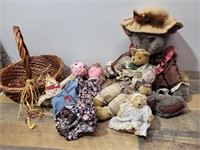 Bears, Basket, Puppets