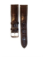 LONGINES ALLIGATOR STRAP WITH BUCKLE 21MM